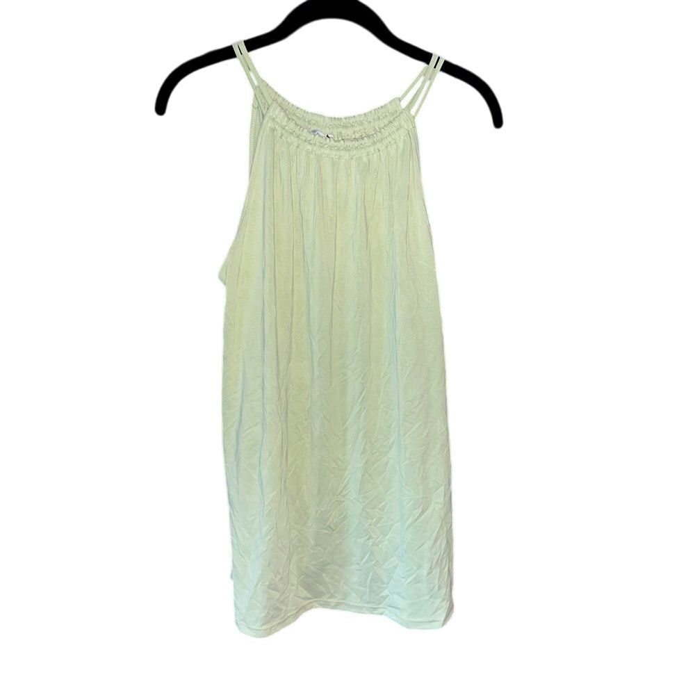 Green Envelope‎ Sage Green Sleeveless Summer Dress with Strappy Details A70